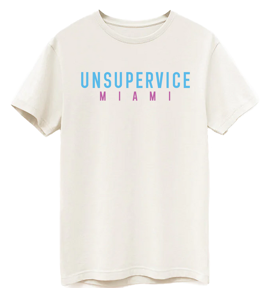 Flaming Miami Natural tee